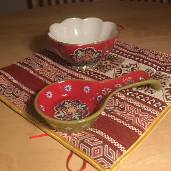 Gift set spoon rest and vase - Picture 2 of 9